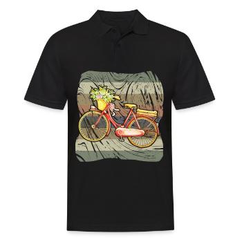 Vélo femme - Polo Homme - noir - Devant - Kai (181cm)