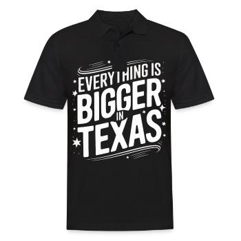 Texas State Texans Texas - Men's Polo Shirt - black - Front - Kai (181cm)