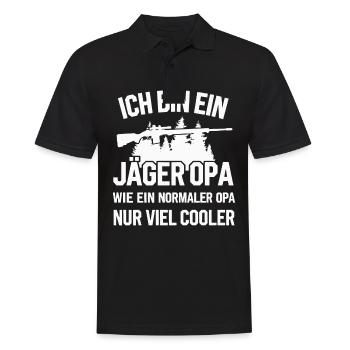 Hunter Hunting Hunting Hunting Clothing - Men's Polo Shirt - black - Front - Kai (181cm)