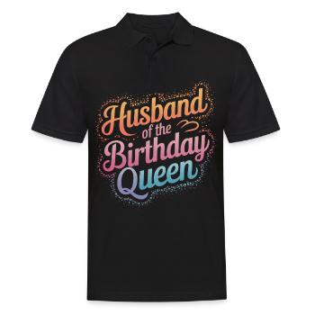 Husband, Spouse, Family, Wedding - Men's Polo Shirt - black - Front - Kai (181cm)