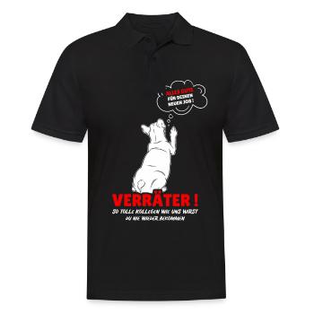 Alles gute für deinen neuen Job Verräter Abschied - Männer Poloshirt - Schwarz - Vorne - Kai (181cm)