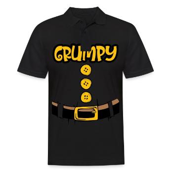 Grumpy Zwerg Halloween Kostüme - Männer Poloshirt - Schwarz - Vorne - Kai (181cm)