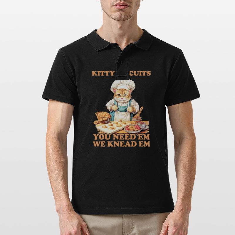 Kitty Biscuits Cat Cat Biscuits Baker Baker Polo Homme