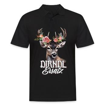 Dirndl Remplacement Cerf Cerf Bois Roses - Polo Homme - noir - Devant - Kai (181cm)
