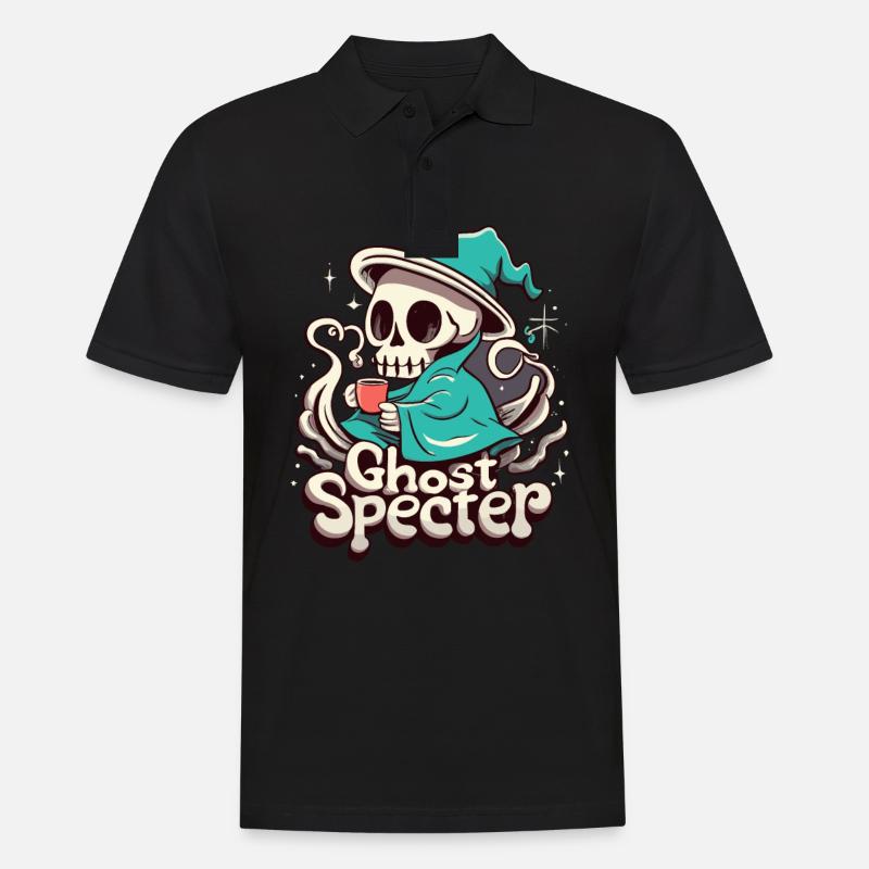 Lehrer Halloween - Männer Poloshirt - Schwarz