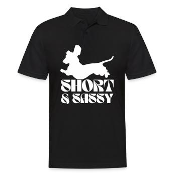 Dachshund Dog Dachshund Dog Breed Dachshund - Men's Polo Shirt - black - Front - Kai (181cm)