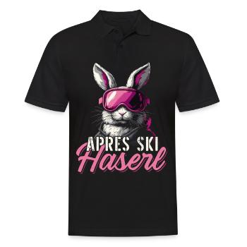 Après-ski Bunny Skier Après Ski Party Femmes - Polo Homme - noir - Devant - Kai (181cm)