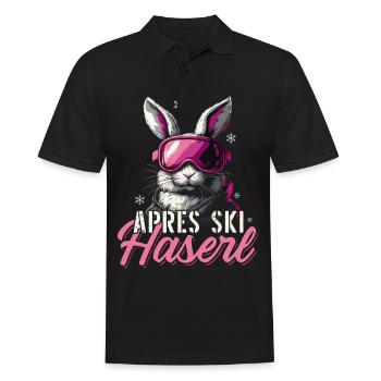 Après-ski Bunny Skier Après Ski Party Femmes - Polo Homme - noir - Devant - Kai (181cm)