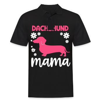 Chien teckel - Polo Homme - noir - Devant - Kai (181cm)