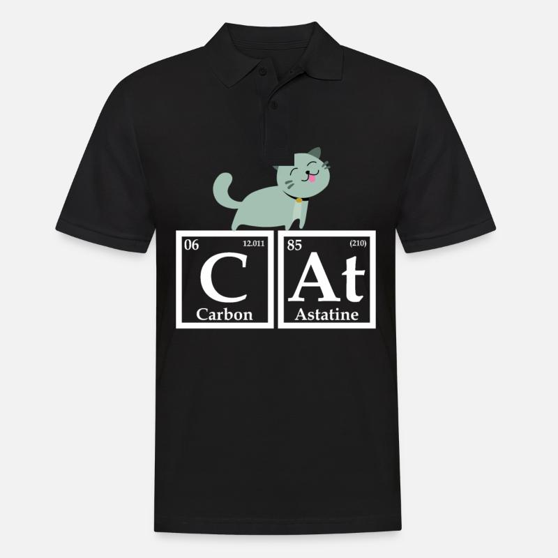 Elements as CAT - Men's Polo Shirt - black