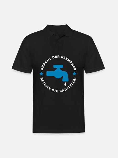 Plumber - Men's Polo Shirt - black