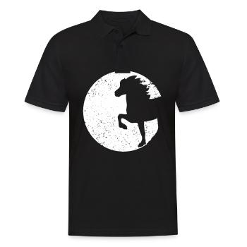 Les Islandais une passion - Polo Homme - noir - Devant - Kai (181cm)