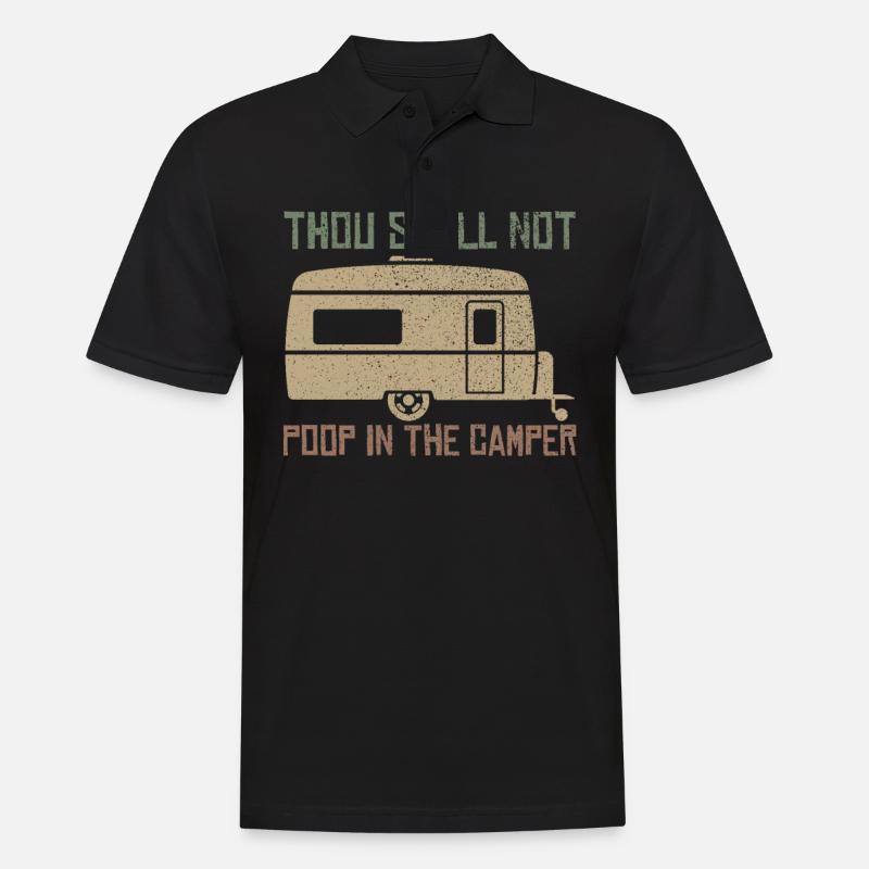 CAMPER - Männer Poloshirt - Schwarz
