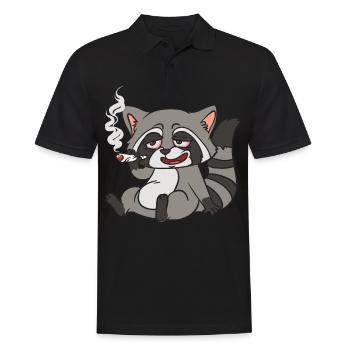 Raton laveur raton laveur Stoner raton laveur - Polo Homme - noir - Devant - Kai (181cm)