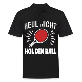 Tennis de table Joueur de tennis de table - Polo Homme - noir - Devant - Kai (181cm)