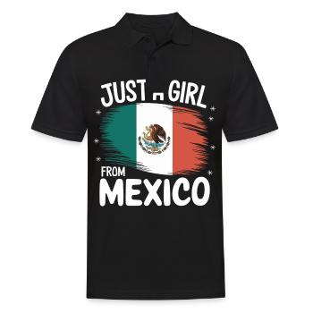 Mexico Mexico Mexican Spanish - Men's Polo Shirt - black - Front - Kai (181cm)