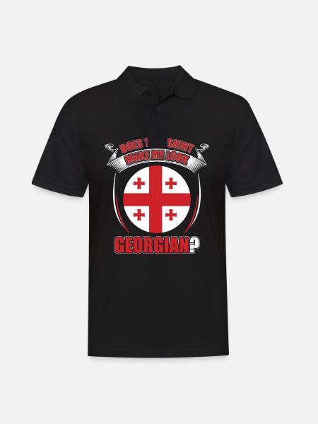 Georgia - Men's Polo Shirt - black
