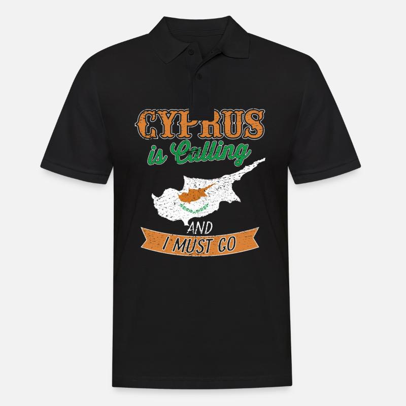 Zypern Geschenkidee - Männer Poloshirt - Schwarz