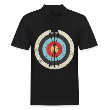 Tir à l'arc - Polo Homme - noir - Devant - Kai (181cm)