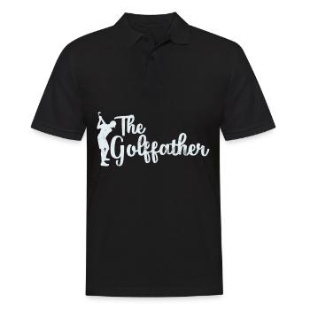 Lustiges Golfer Geschenk - Männer Poloshirt - Schwarz - Vorne - Kai (181cm)
