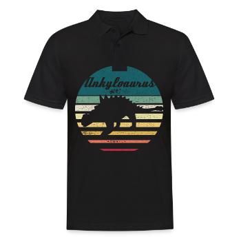 Reptile blindé Ankylosaurus - Polo Homme - noir - Devant - Kai (181cm)