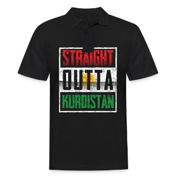 Directement du Kurdistan - Polo Homme - noir - Devant - Kai (181cm)