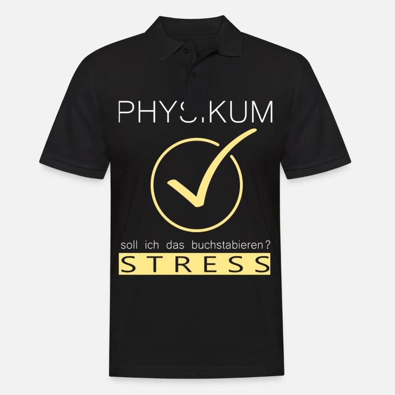 Physikum geschafft - Männer Poloshirt - Schwarz