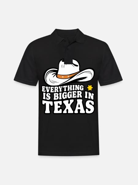 Texas State Texans Texas - Men's Polo Shirt - black