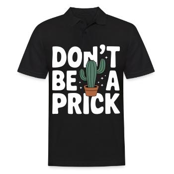 Cactus Cacti Desert Plant - Men's Polo Shirt - black - Front - Kai (181cm)