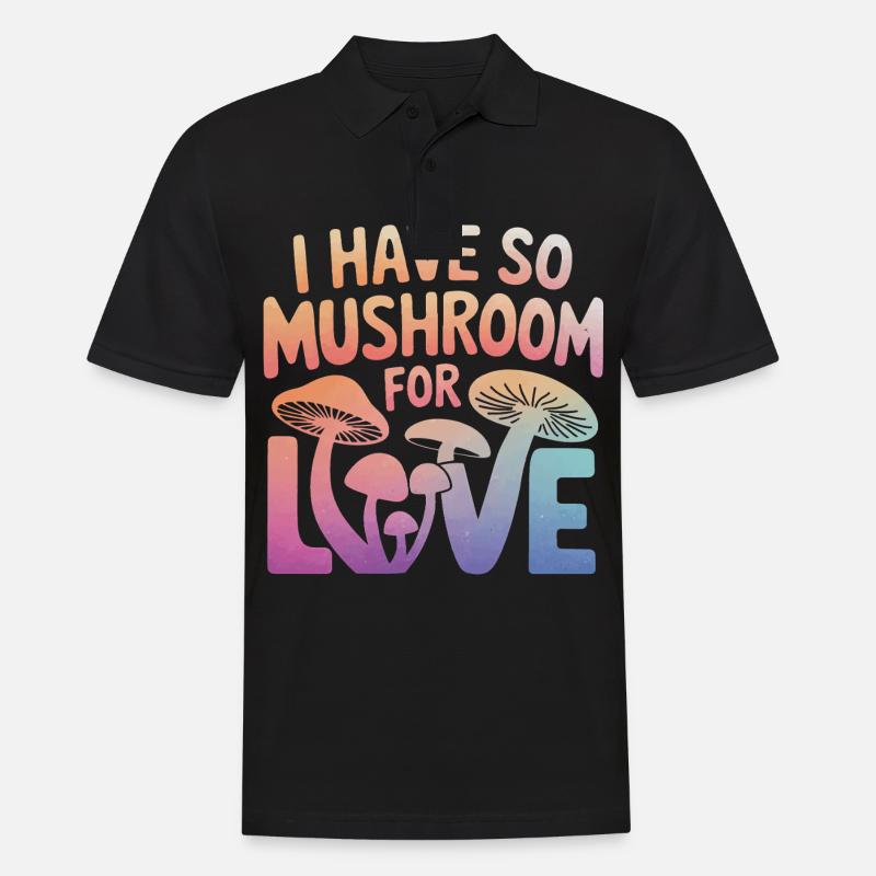 Champignons Champignons Champignon Champignon - Polo Homme - noir