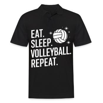 Joueurs de volley-ball Joueurs de beach-volley - Polo Homme - noir - Devant - Kai (181cm)