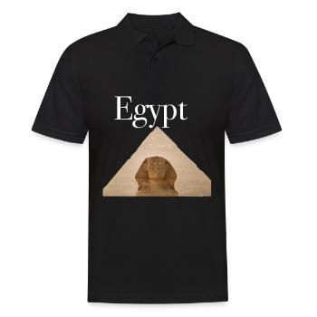 Pyramide Pyramids Ägypten - Männer Poloshirt - Schwarz - Vorne - Kai (181cm)