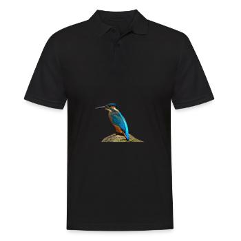 Bird gift children - Men's Polo Shirt - black - Front - Kai (181cm)