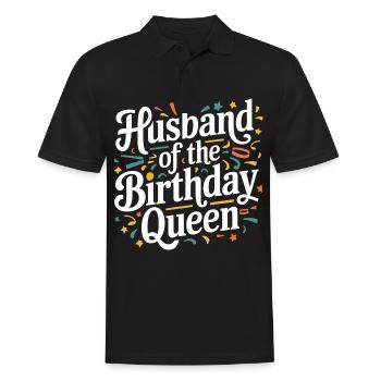 Ehemann Ehegatte Familie Hochzeit - Männer Poloshirt - Schwarz - Vorne - Kai (181cm)