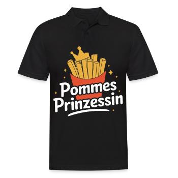 Frites, frites, restauration rapide - Polo Homme - noir - Devant - Kai (181cm)