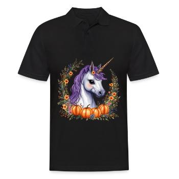 Poney d’Halloween - Polo Homme - noir - Devant - Kai (181cm)