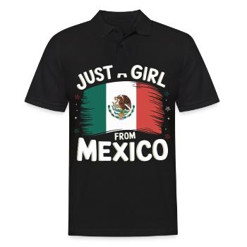 Mexico Mexico Mexican Spanish - Men's Polo Shirt - black - Front - Kai (181cm)