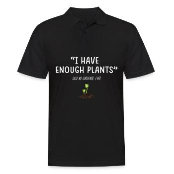 Gardening Plants Gardener Flower garden Plant - Männer Poloshirt - Schwarz - Vorne - Kai (181cm)