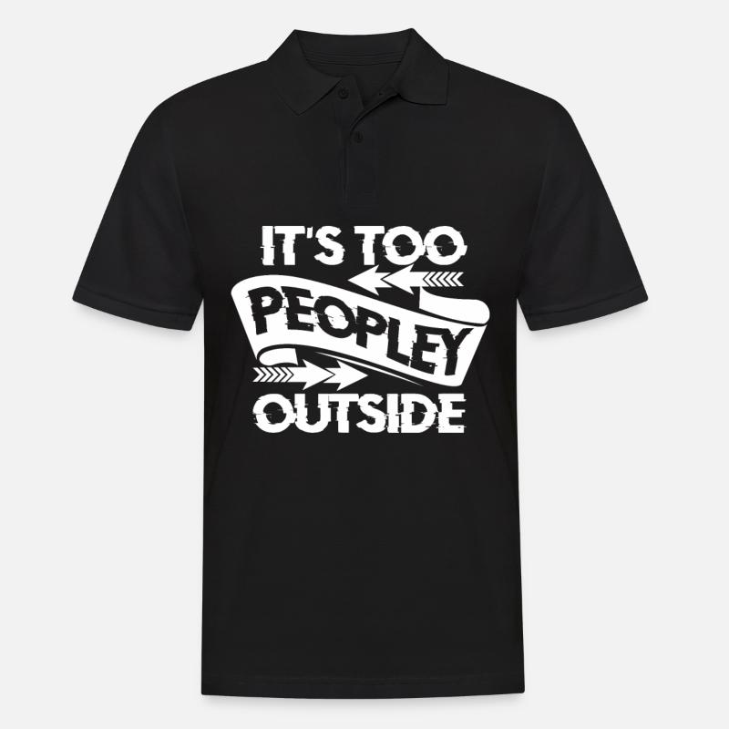 People Hate People Provocation Gift - Polo Homme - noir