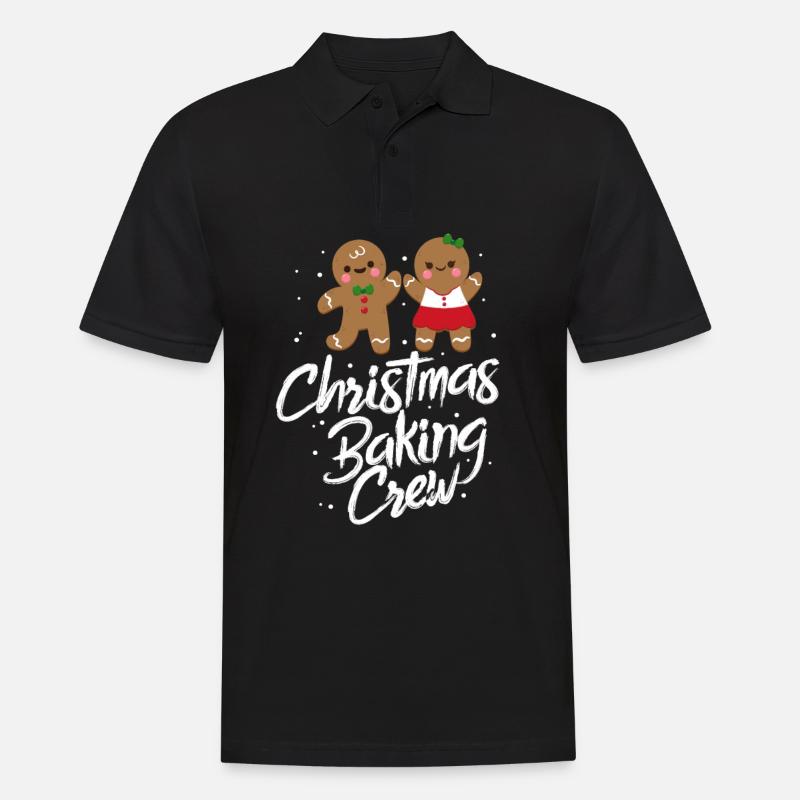 Cuisson de Noël - Polo Homme - noir