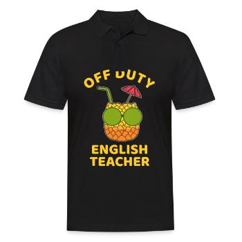 Pina Colada Professeur Cocktai Off Duty - Polo Homme - noir - Devant - Kai (181cm)