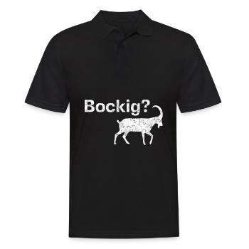 schlechte Laune Zicke Bockig Ziege Bock Geschenk - Männer Poloshirt - Schwarz - Vorne - Kai (181cm)