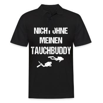 Dive Buddy Diver Scuba Diving Gift - Men's Polo Shirt - black - Front - Kai (181cm)