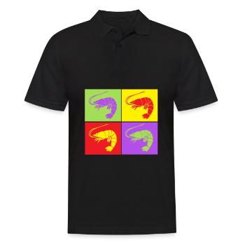Shrimp fish shrimp - Men's Polo Shirt - black - Front - Kai (181cm)