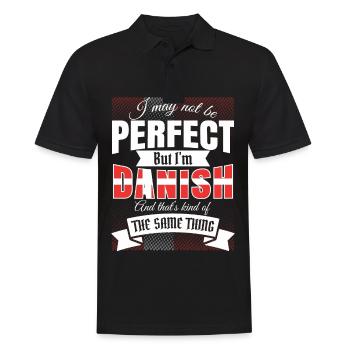 Danois Danois Danois Idée de cadeau Drôle blague - Polo Homme - noir - Devant - Kai (181cm)