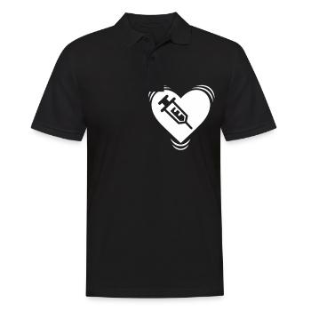 infirmière - Polo Homme - noir - Devant - Kai (181cm)