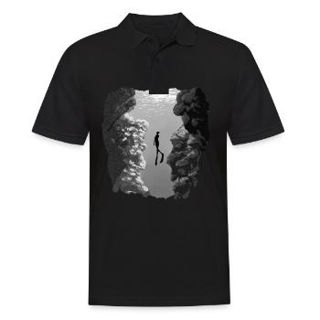 Diver Gift Diving Dive Sport - Polo Homme - noir - Devant - Kai (181cm)