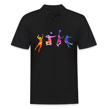 volley-ball - Polo Homme - noir - Devant - Kai (181cm)