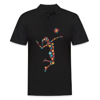 Volley-ball femme ou fille - Polo Homme - noir - Devant - Kai (181cm)