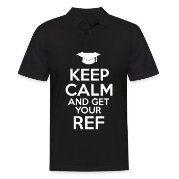 Referendariat Lehrer Lehrerin Geschenk Idee - Männer Poloshirt - Schwarz - Vorne - Kai (181cm)